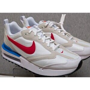 NWOB Nike Air Max AP  Dawn White Red Blue DM0013-100 Men's Mesh Athletic Sz 10
